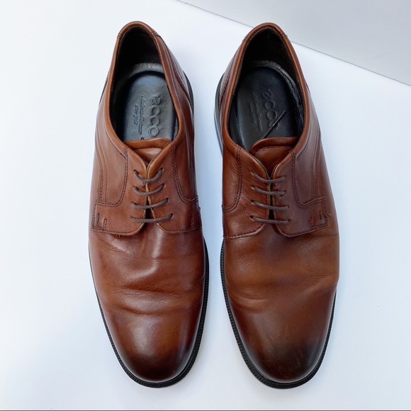 Ecco Brown Leather Almond Toe Shoes US10/EU44 main image 6